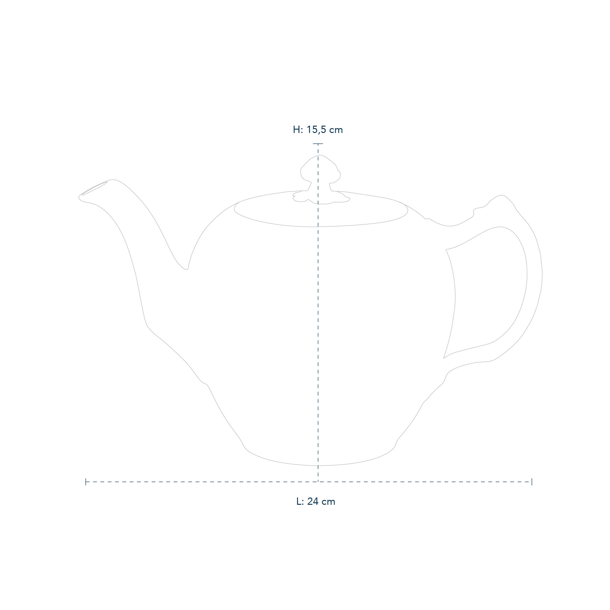 Princess line drawing teapot